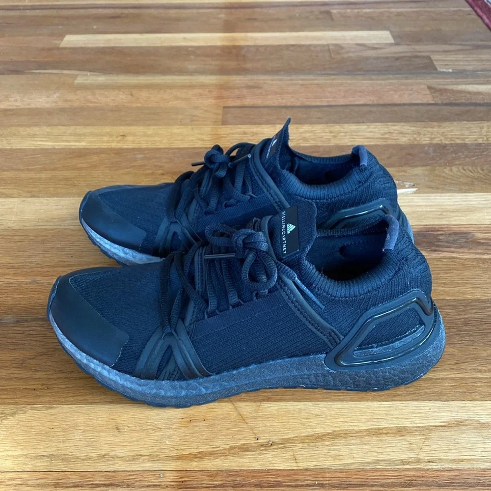 adidas Stella McCartney Ultraboost 20 Shoes Core Black size 9 - Picture 2 of 9